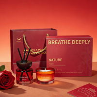 Coffret Cadeau Diffuseur de Parfum Romantique 520 pour la Saint-Valentin - Article Parfumé Décoratif Haut de Gamme pour la Décoration de la Maison