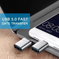 Câble adaptateur OTG USB C mâle vers USB femelle avec protection contre les courts-circuits pour téléphone portable Samsung MacBook Pro