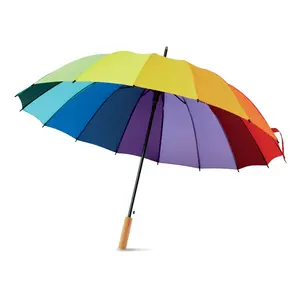 Parapluie arc-en-ciel BOWBRELLA, merchandising personnalisé - Product Image 5