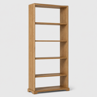 Meubles de décoration élégants, modulaires, multifonctionnels, multi-niveaux, en bois massif, étagères ouvertes pour villa, hôtel, salon
