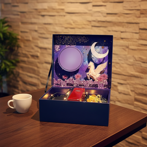 Caja de Regalo de Diseño Creativo para Productos de Cuidado de la Piel, Caja de Empaque de Lujo con Logotipo Personalizado, Caja 3D con <span class=keywords><strong>Bonito</strong></span> Estampado - Product Image 3