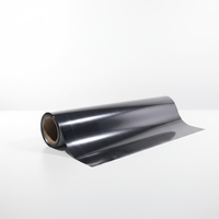Vinyle adhésif imprimable PVC souple, imperméable, brillant argenté, extensible, double face, film réfléchissant pour lettrage et gravure