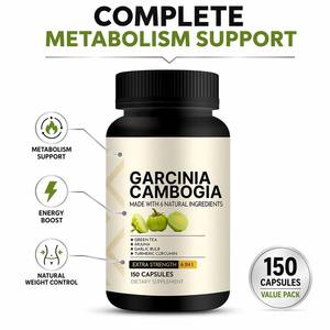 Complément Minceur Naturel Garcinia Cambogia Formule 6-en-1 avec Thé Vert Curcuma Gingembre Soutien Métabolique OEM ODM - Product Image 5