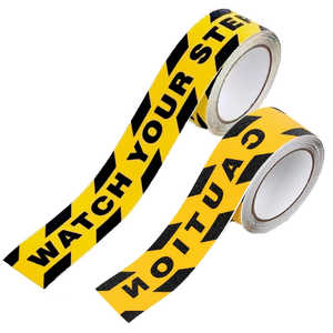 Custom PVC Yellow Anti-Slip Safety Walk Warning Tape No-Slip 80 <b>Grip</b> Solvent Waterproof Strong Non-Slip for Outdoor <b>Stairs</b> - Product Image 2