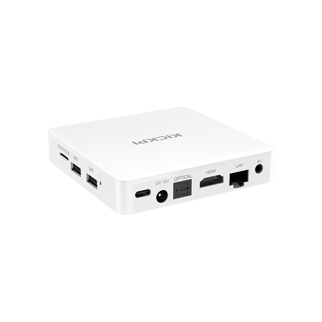 KICPI KP1 Smart TV Box New Certified 4K Android TV Box with Amlogic S90Y4 2GB 32GB Android 11 Quad Core Processor Set Top Box