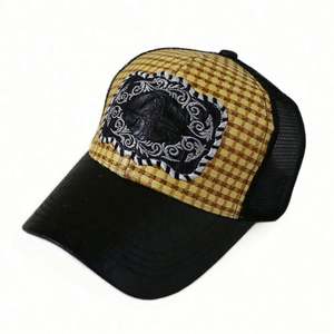 Metal Logo <b>Drinking</b> Mesh <b>Straw</b> Trucker Cap Custom Common Image 6-panel Baseball Caps Dad <b>Hats</b> - Product Image 3