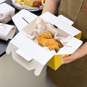 Custom Disposable Food Grade Eco-Friendly Biodegradable Recyclable <b>Greaseproof</b> PE Coated <b>Paper</b> Sandwich Hamburger Wrapping - Product Image 5