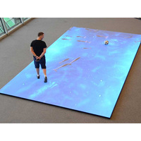 P1.9 P2.6 P3.91 Piste de danse de mariage en boîte de nuit intérieure Écran d'affichage LED piste de danse interactive Mur vidéo LED portable