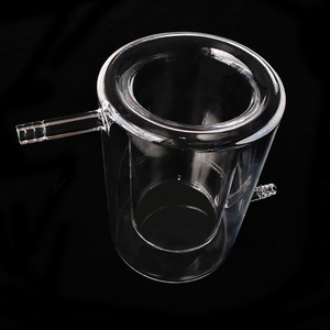 Reaktor Kaca Kuarsa UV Berdinding Ganda Tahan Panas 50Ml~5000Ml untuk Penggunaan Laboratorium, Dapat Disesuaikan Produsen - Product Image 4