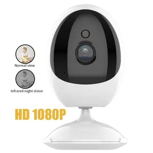 1080P HD Night Vision Wireless 180 Degree VR View 2 Way Audio P2P VR Panoramic Camera WiFi