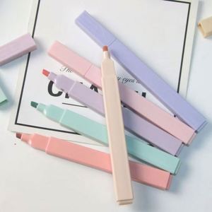 Stylos surligneurs de grande capacité, lot de 6, couleurs dégradées, marqueurs colorés pour étudiants, respectueux des yeux, essentiels pour l'école et le bureau - Product Image 3