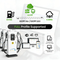 Chargeur DC pour véhicules électriques haute efficacité 60 kW 80 kW, station de recharge publique commerciale avec fonction de charge simultanée