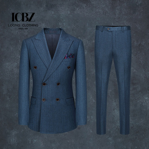 Business <strong>Men</strong> <strong>Suit</strong> Solid Color 2026 Slim Fit Pin Formal <strong>Wedding</strong> Tuxedo Peaked Lapel 65% Wool Fashion <strong>Suit</strong> For <strong>Men</strong> - Product Image 2