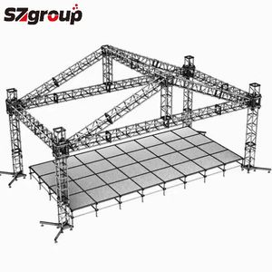 Truss carré en alliage d'aluminium portable au prix d'usine pour l'éclairage de scène, les expositions, les concerts, conception modulaire, capacité de charge de 1000 kg - Product Image 5