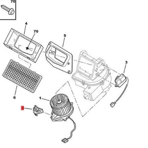 Peugeot Citroen <b>Blower</b> Resistor Module 644178 698032 12V For <b>Car</b> Fan Repair Replacement - Product Image 3