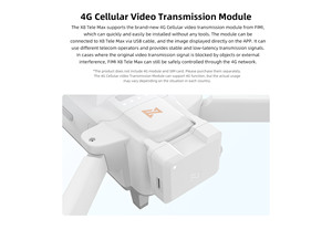 FIMI X8 Tele MAXドローンプロフェッショナル4KカメラGPS 20Km画像伝送AIスーパーナイトビデオ距離測定トラッキングモード - Product Image 3