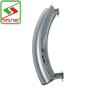 Pièces de rechange de machine à laver: Poignées de porte en plastique blanc/argent pour machines à laver pour <span class=keywords><strong>Siemens</strong></span> - Product Image 3