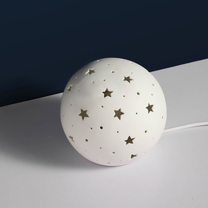 Đèn Bàn Rỗng Đèn Đêm Bằng Sứ Trang Trí Nhà Cửa Đèn Đêm Hình Cầu Trang Trí Phòng Ngủ Trẻ Em Trong Nhà Cá Tính - Product Image 2