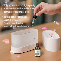 Humidificateur Diffuseur de Flamme Kinscoter Ultrasonique USB, Diffuseurs d'Huiles Essentielles à Effet Feu