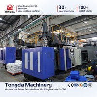 Machine de soufflage par extrusion pour bidons et conteneurs en plastique HDPE de 5L, 10L, 15L, 20L, 50L