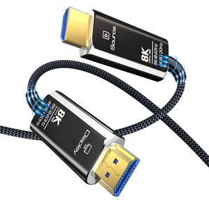 <span class=keywords><strong>Cable</strong></span> <span class=keywords><strong>HDMI</strong></span> de Fibra Óptica Trenzado 8K <span class=keywords><strong>2.1</strong></span>, <span class=keywords><strong>Cable</strong></span> <span class=keywords><strong>HDMI</strong></span> de la <span class=keywords><strong>Mejor</strong></span> Calidad, 8K/60Hz 4K/120Hz HD, <span class=keywords><strong>Cable</strong></span> <span class=keywords><strong>HDMI</strong></span> 4k/8k Chapado en Oro, 10m 5m 3m para TV - Product Image 2