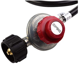 ชุดสายปรับแรงดันแก๊สบาร์บีคิวแบบปรับได้ 20 PSI พร้อมตัวลดแรงดันแบบแมนนวล - Product Image 3