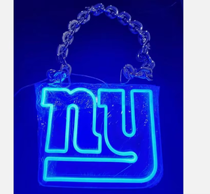 จัดส่งเร็ว สร้อยคอพัดลมเรืองแสง LED ขนาดใหญ่ ลายทีมไมอามี ดอลฟินส์ 32 ทีม สำหรับเชียร์และเฉลิมฉลอง - Product Image 5