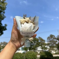 Buket Bunga Sabun Mawar Aksesoris Baby's Breath Bunga Buatan Hadiah Hari Guru Kerajinan Bunga Buatan Tangan Kotak Kado