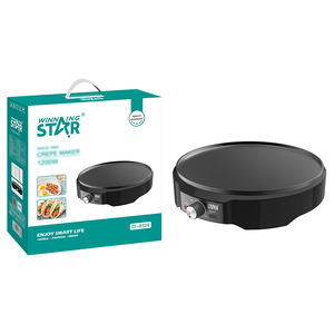 Plaque chauffante électrique antiadhésive WINNING STAR 1200W réglable en aluminium ST-9324 avec contrôle <span class=keywords><strong>de</strong></span> la température, pour faire des crêpes et des pancakes - Product Image 1