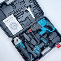Martillo Eléctrico de Alta Potencia con Aleación Azul Negra, Taladro de Demolición Ligero, Máquina Perforadora Profesional para Construcción