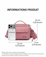 Sac à main bandoulière Chantria pour femme en nylon avec poignée confortable pour les loisirs et les sorties en ville