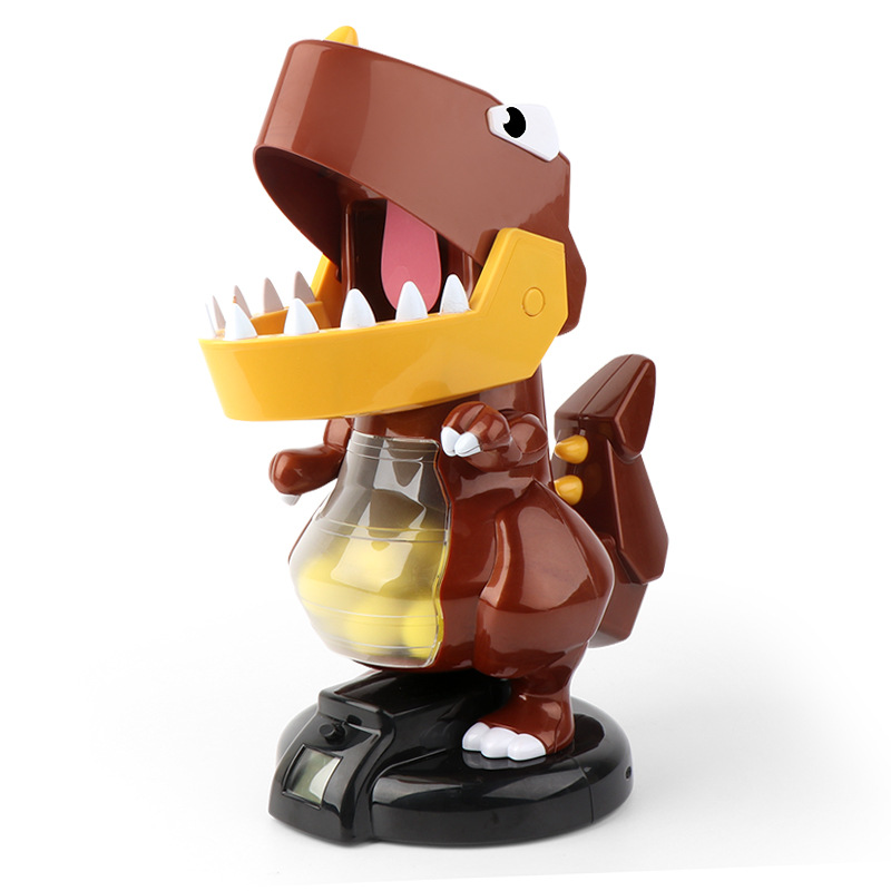 Детские игрушки для стрельбы в виде динозавров с ЖК-дисплеем, электронная запись подсчета, 2 пистолета и 24 пули из Мягкого Пенопласта