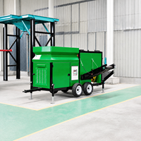 Fournisseur chinois 2026 ISO 9001, Capacités de traitement robustes, Crible rotatif mobile pour compost, Crible à tambour personnalisable