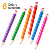 Crayon géant en bois de 34 cm avec gomme, crayon à mine surdimensionné, nouveauté, cadeau scolaire ou de bureau, papeterie promotionnelle