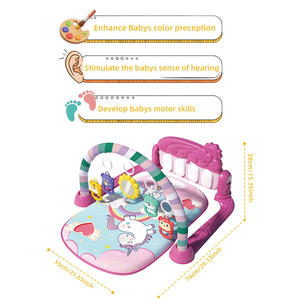<span class=keywords><strong>Gimnasio</strong></span> de Juego para Bebés con Música, Piano, Tapete de Juego Suave y Arco de Juguetes para Estimulación Sensorial - Product Image 2