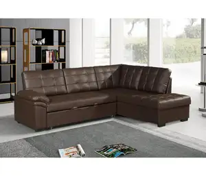 Home Luxury Modular Corner Sectional Sofa Reclinable Modern Leather L Shape Living Room Sofa Set