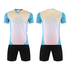 Thaisquity 통기성 빠른 건조 100% 폴리에스터 승무원 목 남여 공용 성인 사용자 정의 축구 저지 2025-2026 하이 퀄리티 도매 - Product Image 6