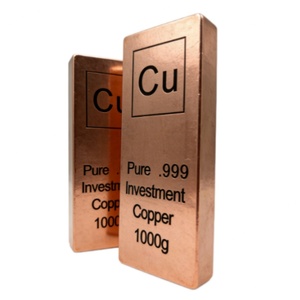 Barre de cuivre massif d'investissement 1 kg, pureté 99,9 %, vente chaude - Product Image 3
