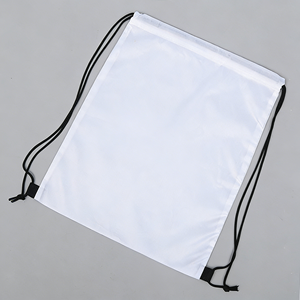 Large Capacity Customized Logo Gym Football Bags Polyester Durable Blank Plain White <b>Black</b> Sports Drawstring <b>Backpack</b> - Product Image 2