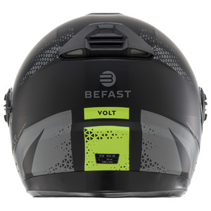 Casco Befast Volt Gris Amarillo Negro Jet L - Product Image 4