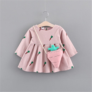 Wholesale Kids Clothing Children Girl Autumn Anarkali Dresses for Children in Low Price Newest Design - Product Image 3