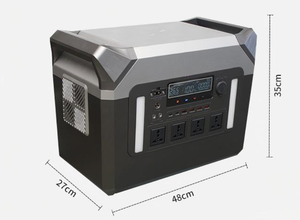 Générateur solaire portable 3200W 3000W avec batterie LiFePO4, charge rapide, station d'alimentation portable 2000W 1500W - Product Image 1