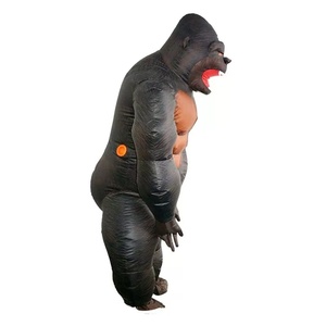 2024 şişme kostüm Gorilla maymun tam vücut yaramaz komik kostüm Suit için cadılar bayramı partisi yetişkin çocuk özelleştirilebilir - Product Image 2