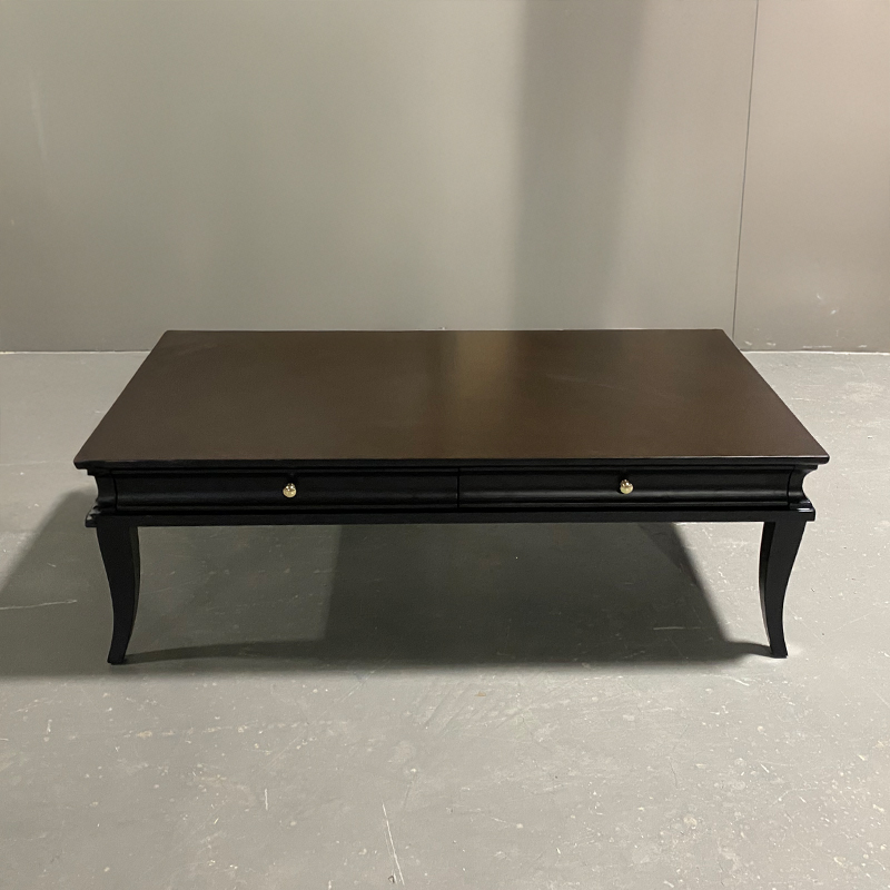coffee table wooden black