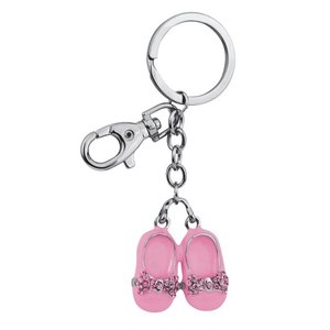 พวงกุญแจบัลเล่ต์พร้อมโบว์ผ้ากำมะหยี่ - Product Image 1