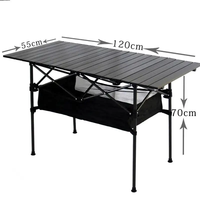 Mobilier d'extérieur Table et chaises de camping pliantes personnalisées Ensemble de chaises de table de barbecue d'extérieur pour le camping et les activités de pique-nique