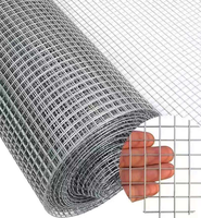 Rouleau de treillis soudé en acier galvanisé robuste, taille personnalisée, maille plate, pour poulailler, cage à lapins, construction de murs - Vente en gros