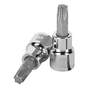 BOX 6 Douille Torx T-45, entraînement 3/8'', TRUPER - Product Image 1