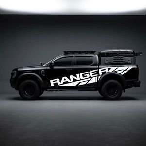 Autocollant en <span class=keywords><strong>vinyle</strong></span> personnalisé pour le côté de la carrosserie pour Ford F150 Raptor Ranger Pickup Truck Off Road Racing Graphic Modified Decor Accessories - Product Image 1