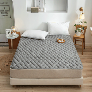 Dark Gray Adults Anti-Bacteria <b>Bed</b> <b>Bug</b> Protection Folding Mat Quilted Waterproof <b>Mattress</b> Protector <b>Cover</b> - Product Image 4